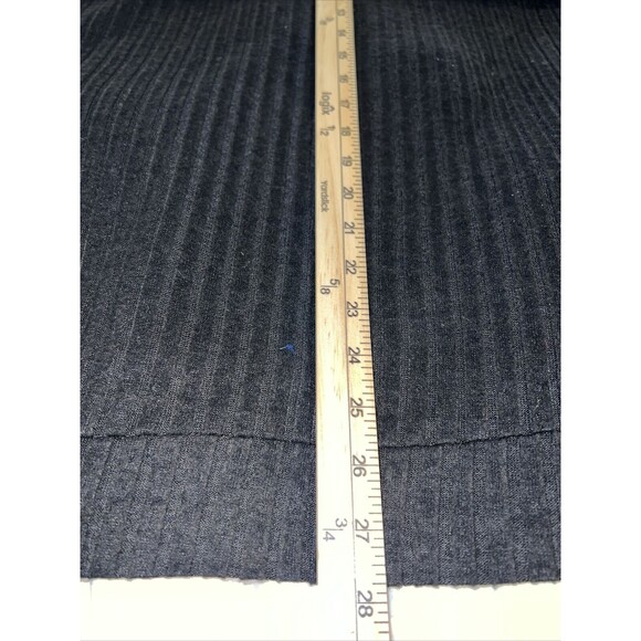 Moshu Soft Womens Knit Top Classic Black Long Sleeved Ribbed XXL Lightweight New - Picture 7 of 8